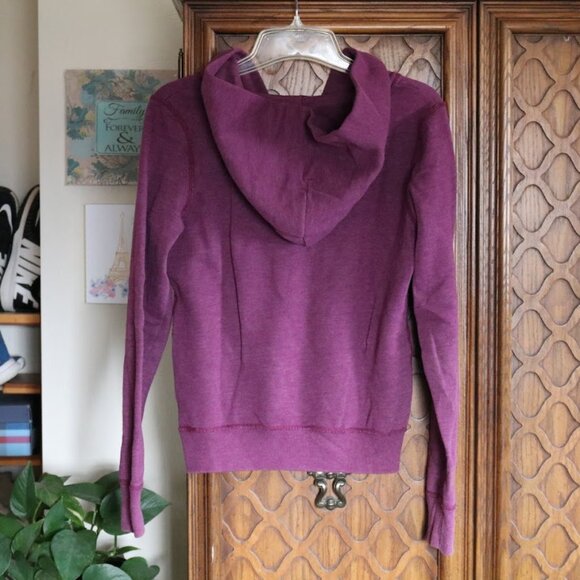 AMERICAN EAGLE Retro Vintage V-Neck Sweatshirt Hoodie - Purple Mauve, Size S - Picture 8 of 15